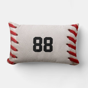 Coussin Rectangle Conception de joueur de baseball avec numéro de ma