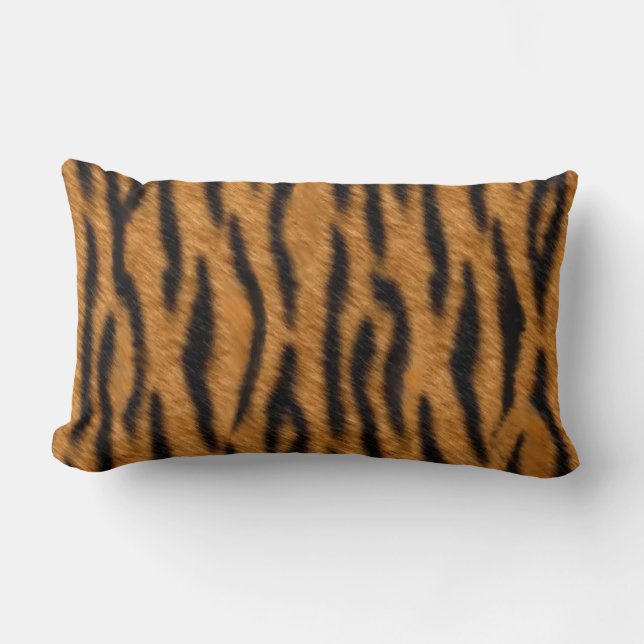 Coussin Rectangle Conception d'impression de peau de tigre, motif de (Recto)