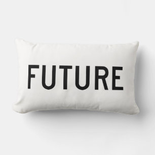 Coussin Rectangle Conception du texte AVENIR Word Lettres de cou