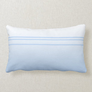 Coussin Rectangle Conception élégante simple bleu-clair