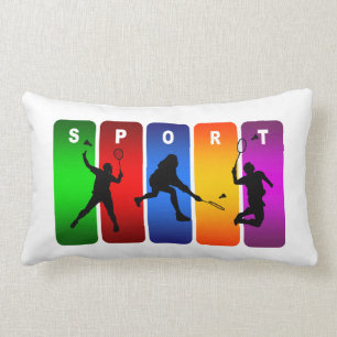 Coussin Rectangle Conception fraîche superbe de sport de badminton