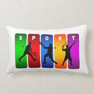 Coussin Rectangle Conception fraîche superbe de sport de tennis