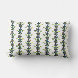 Coussin Rectangle Conception magique du dragon d'Halloween