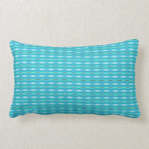 Coussin Rectangle conception mignonne de motif de turquoise