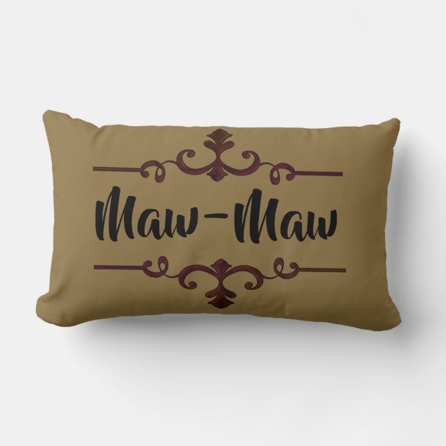 Coussin Rectangle Conception modulable Maw-Maw (Recto)