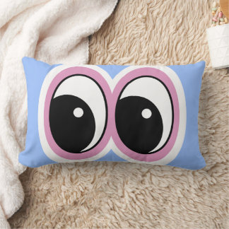 Coussin Rectangle Conception Yeux Bleus 16x16 