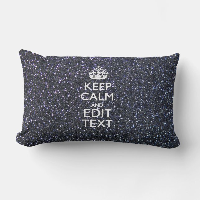 Coussin Rectangle Conserver le calme pour votre texte sur le style d (Recto)
