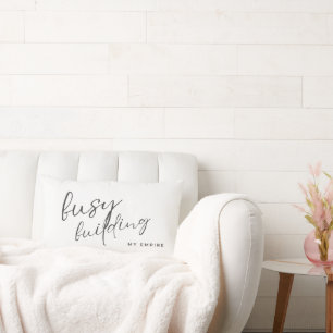 Coussin Rectangle Construire Mon Empire   Cadeau pour les Studios de