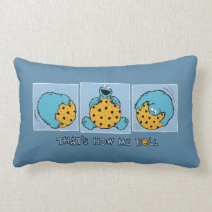 Coussin Rectangle Cookie Monster   C'est comme ça que je roule