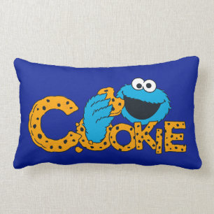 Coussin Rectangle Cookie Monster   Cookie !