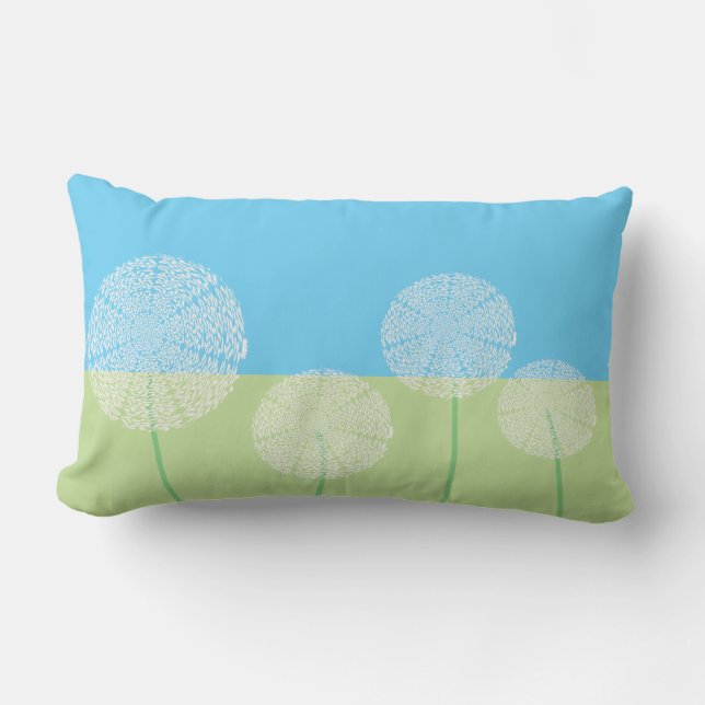Coussin Rectangle Cool Dandelion Design (Recto)