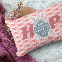 Corail personnalisé Panier lapin de Pâques