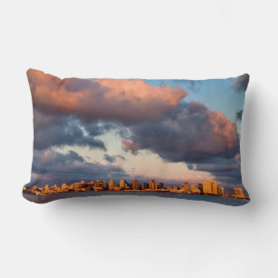 Coussin Rectangle Coucher de soleil sur la baie de San Diego