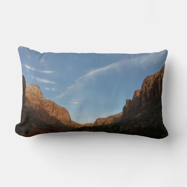 Coussin Rectangle Coucher du soleil à Canyon Junction dans le parc n (Recto)