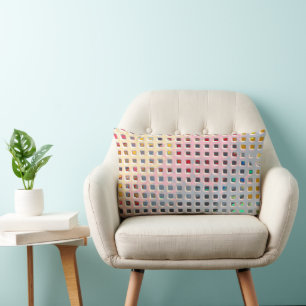 Coussin Rectangle Couleur dans la grille