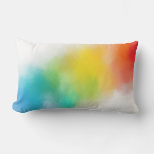 Coussin Rectangle Couleurs Arc-en-ciel Abstrait coloré