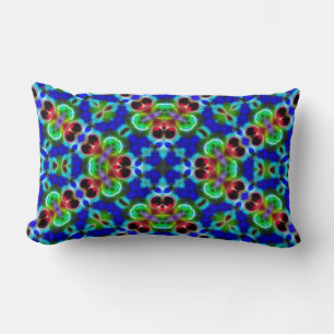 Coussin Rectangle Couleurs brillantes Kaleidoscope Mandala Lumbar Co