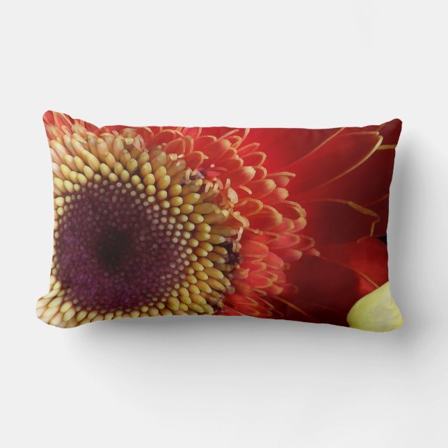 Coussin Rectangle Couleurs de Gerberas (Recto)