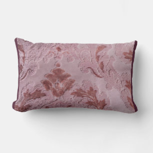 Coussin Rectangle Couleurs Motifs décoratives de tissu rose
