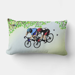 Coussin Rectangle Course à vélo
