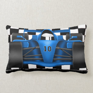 Coussin Rectangle Course Automobile Auto Course Jeu Décoratif Pillow