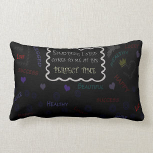 Coussin Rectangle Coussin-affirmation lombaire 13" de polyester X.21