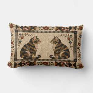 Coussin Rectangle Couverture chat tigré