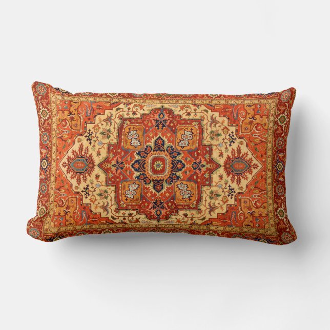 COUSSIN RECTANGLE COUVERTURE PERSANE CLASSIQUE (Recto)