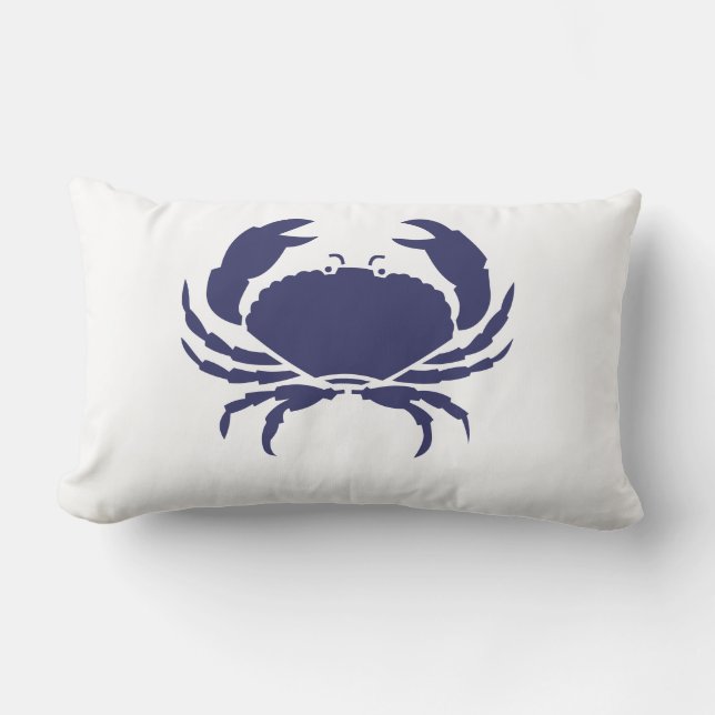 Coussin Rectangle Crabe bleu (Recto)