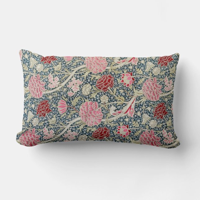 Coussin Rectangle Cray Motif (par William Morris) (Recto)
