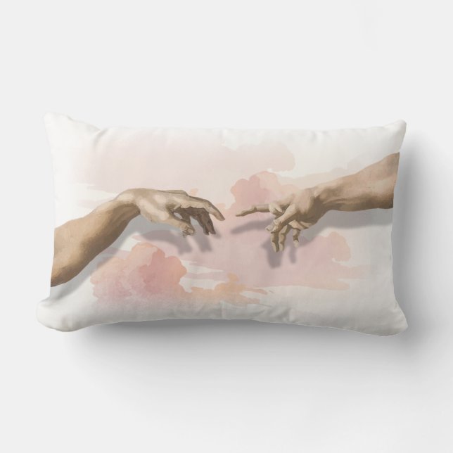Coussin Rectangle Création d'Adam (Recto)
