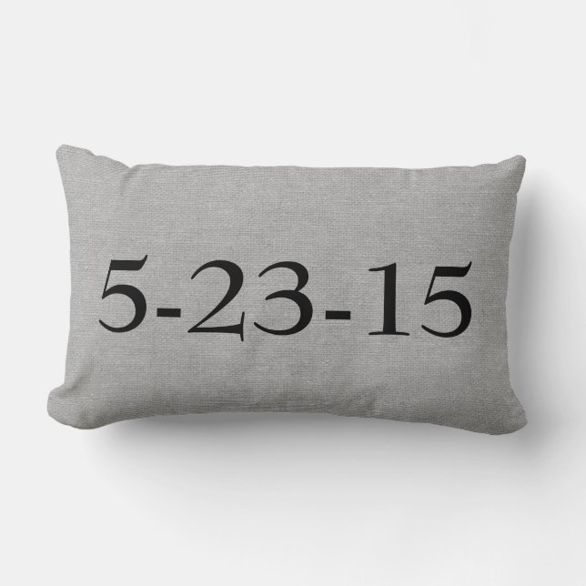 Coussin Rectangle Créez votre propre personnaliser d'anniversaire de (Recto)