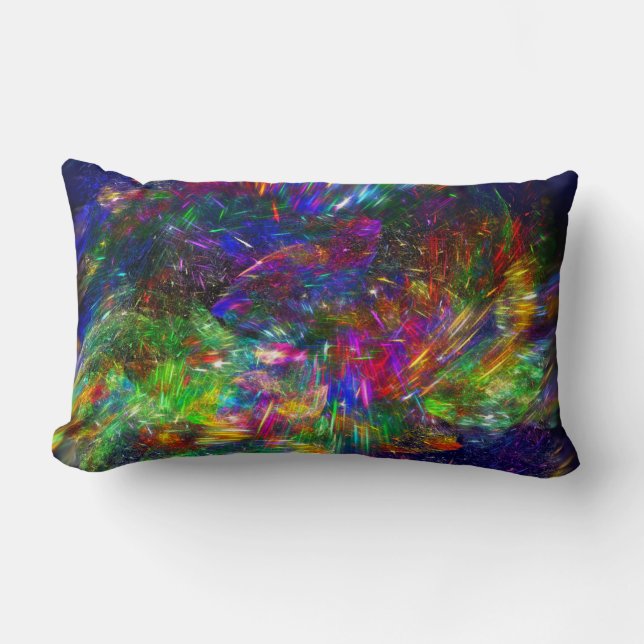 Coussin Rectangle Cristaux radiants (Recto)