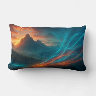 Coussin Rectangle Crochet d'esprit sauvage