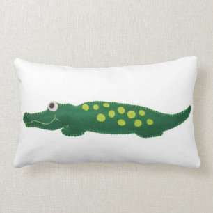 Coussin Rectangle Crocodile