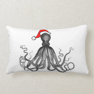 Coussin Rectangle Cru nautique Kraken de poulpe de Steampunk de