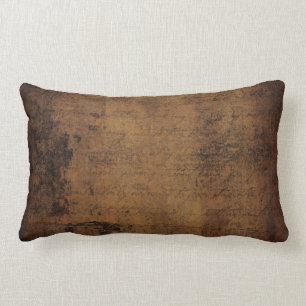 Coussin Rectangle Cuir Vintage