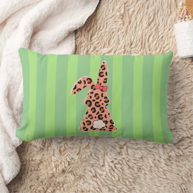 Coussin Rectangle Cute Rabbit Leopard (Couverture)
