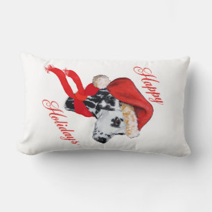 Coussin Rectangle Dalmatien Joyeuses Fêtes