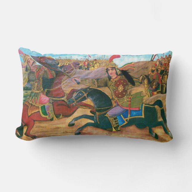 Coussin Rectangle Dame Goshasb (Recto)