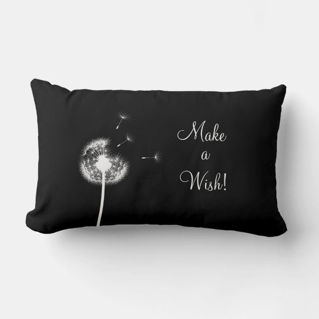 Coussin Rectangle Dandelion Pillow nommé (Recto)