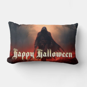 Coussin Rectangle Dans l'ombre de la Faucheuse - Halloween