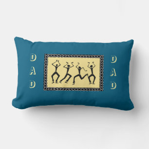 Coussin Rectangle Danse de la soirée africaine Art génial