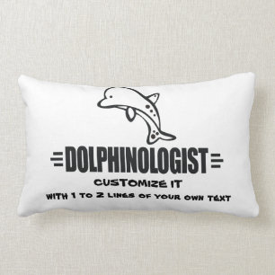 Coussin Rectangle Dauphins faits sur commande drôles