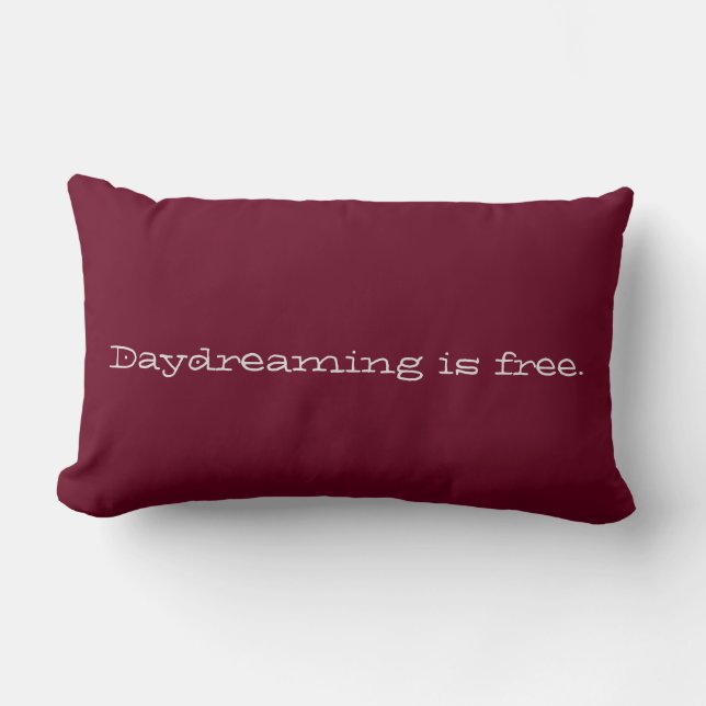 Coussin Rectangle Daydream est gratuit (Recto)
