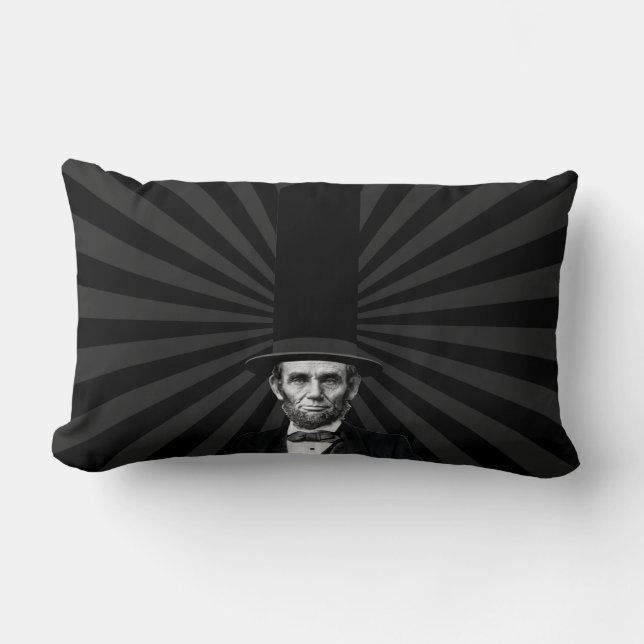 Coussin Rectangle Déclaration de mode présidentielle Abraham Lincoln (Recto)