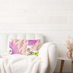 Coussin Rectangle Déco Cubiste Géométrique Futuriste