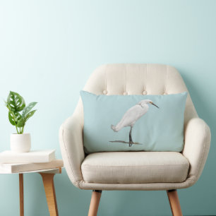 Coussin Rectangle Décor côtier Egret Beach