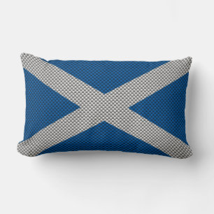 Coussin Rectangle Décor écossais Drapeau en fibre de carbone