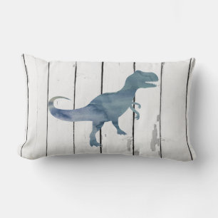 Coussin Rectangle Décor rustique Décor bleu Trex Dinosaur